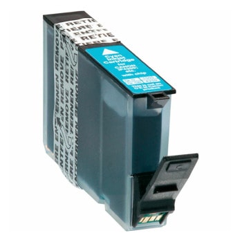 Касета за Canon Pixma IP4x00/IP5x00/IP6600D/IP6700D/IP7600/MP500/MP530/MP600R/MP600/MP610/MP800R/MP800/MP810/MP830/MP9x0/MX850/Pro9000 MK II/Pro9000, Multipass MP5x0/MP600 - Cyan - CLI-8C - HCLI-8C - Неоригинална, Заб.: 420 брой копия | JAR Computers Cyan CLI-8C