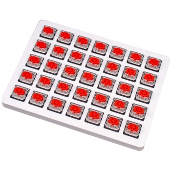 Суичове за механична клавиатура Keychron Gateron Low Profile, Switch Set 35 броя, червени image