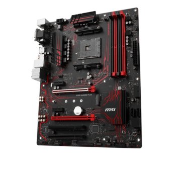 Дънна платка MSI B350 GAMING PLUS, B350, AM4, DDR4, PCI-E(CF), 4x SATA 6Gb/s, 1x M.2 слот, 4 x USB 3.1 Gen1, ATX | JAR Computers MSI B350 GAMING PLUS