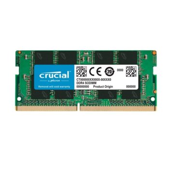 Памет 16GB DDR4 3200MHz, SO-DIMM, Crucial CT16G4SFRA32A, 1.2V image