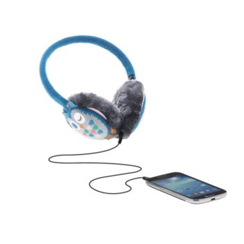 KitSound On-Ear Owl Audio Earmuffs