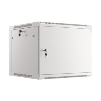 Комуникационен шкаф Lanberg WF01-6609-00S, 19", 9U, 51.2 x 60 x 60 cm, товароносимост до 60кг, сив | JAR Computers Lanberg WF01-6609-00S