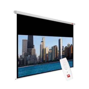 Екран Avtek Video Electric 240, електрически за стена или таван, Matt White, 2400 x 2000 мм, 116", 4:3 | JAR Computers Avtek Video Electric 240