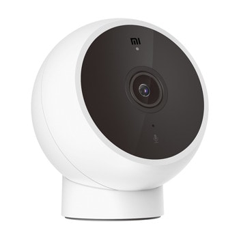 IP камера Xiaomi Mi Camera 2K (Magnetic Mount), куполна уеб камера, микрофон, 3MPix (2304x1296), H.265, безжична, Wi-Fi IEEE 802.11b/g/n 2.4GHz, слот за MicroSD карта, охранителна/бейби камера | JAR Computers Xiaomi Mi Camera 2K Magnetic Mount