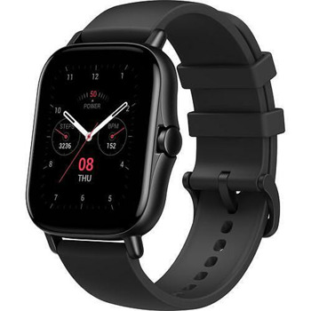 Смарт часовник Xiaomi Amazfit GTS 2 Black, 42mm, 1.65" (4.19 cm) AMOLED дисплей, Bluetooth, Wi-Fi, NFC, GPS, водоустойчивост, черен | JAR Computers Xiaomi Amazfit GTS 2 42mm Black W1969OV1N