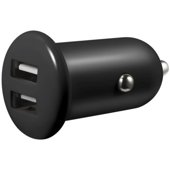 Зарядно за кола Sandberg SNB-340-40, от авт. запалка към 2x USB Type-A(ж), 5V/1.A/5V/2.1A, черно | JAR Computers SANDBERG SNB-340-40