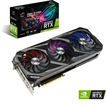 Видео карта Nvidia GeForce RTX 3090, 24GB, Asus ROG Strix Gaming OC, PCI-E 4.0, GDDR6X, 384-bit, DisplayPort, HDMI | JAR Computers Asus ROG-STRIX-RTX3090-O24G-GAMING