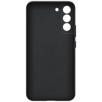 Samsung S22+ S906 Leather Cover Black
