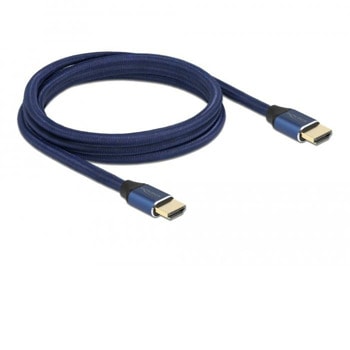 Кабел Delock HDMI 2.1 м to HDMI 2.1 м 2m blue