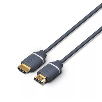 Кабел Philips SWV5650G/00, от HDMI(м) към HDMI(м), 5m, черен | JAR Computers HDMI кабел Philips SWV5650G/00