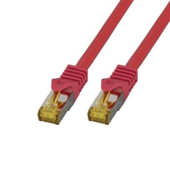 Пач кабел EFB Cat.6A 0.25m SFTP червен MK7001.025R