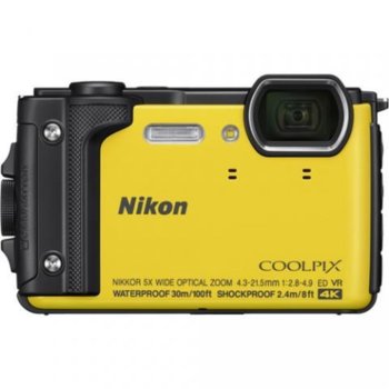 Nikon Coolpix W300 Holiday Kit Yellow