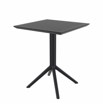 Градинска маса RFG Folding, 600 x 600 x 740 mm, пластмаса, сгъваема, черна | JAR Computers Градинска маса RFG Folding SKY FOLDING 60/Black