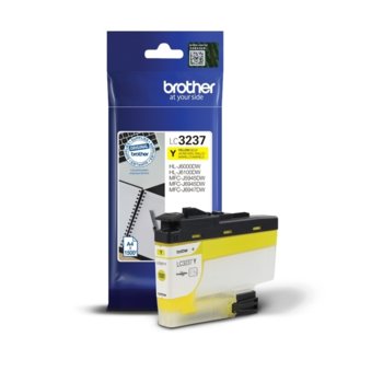 Касета за Brother MFC-J6945DW/MFC-J6947DW/MFC-J5945DW/HL-J6000DW/HL-J6100DW, Yellow - LC3237Y - Brother, Заб.: 1500 к | JAR Computers Brother LC3237Y Yellow 1500 к