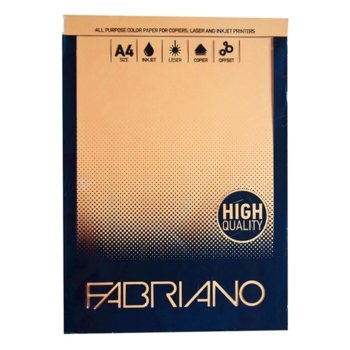 Копирен картон Fabriano, A4, 160 g/m2, кайсия, 50 листа | JAR Computers Fabriano A4, 160 g/m2, кайсия, 50 листа