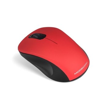 Мишка Modecom MC-WM10S, оптична(1600 dpi), безжична, nano USB, червен image