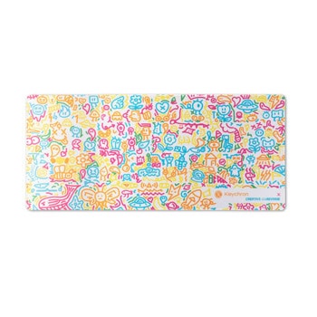 Подложка за мишка Keychron Graffity Party, гейминг, разноцветна, 900 x 400 x 3 мм | JAR Computers Keychron Graffity Party DM-5