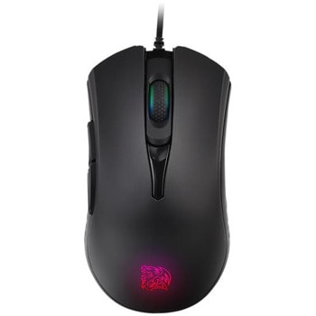 Мишка Thermaltake Iris M30, оптична (12000dpi), USB, черна, OMRON суич, RGB подсветка, PIXART PMW-3360 сензор, 6 програмируеми бутона | JAR Computers Thermaltake Iris M30 RGB EMO-IMT-WDOOBK-01