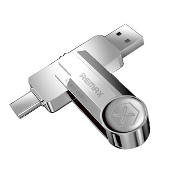 Памет, 64GB, USB Flash Drive Remax RX-817 USB 3.1, сребрист | JAR Computers usb памет remax rx 817 64gb 18089