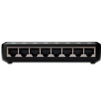 Суич Assmann DN-50022, 100 Mbps, 8 порта, 8x RJ-45 10/100 Mbps | JAR Computers ASSMANN DN-50022 switch