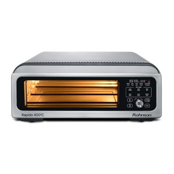 Мини фурна Rohnson R-2880 Rapido, 18л. обем, 10 програми, 3D система за равномерно печене, сива | JAR Computers Rohnson R-2880 Rapido