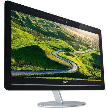 Настолен компютър с 23.8" сензорен мулти-тъч Full HD Display Acer Aspire U5-710 (DQ.B1KEX.004), четири-ядрен Skylake Intel Core i5-6400T 2.2/2.8GHz, GeForce 940M 2GB, 8GB DDR4 RAM, 1TB HDD & 128GB SSD, 4x USB 3.0, клавиатура и мишка, Windows 10 | JAR Computers Acer Aspire U5-710 DQ.B1KEX.004