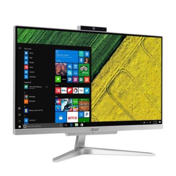 All In One компютър Acer Aspire C22-865 (DQ.BBSEX.001), четириядрен Kaby Lake R Intel Core i5-8250U 1.6/3.4 GHz, 21.5" (54.61 cm) Full HD LED-Backlit Display, 8GB DDR4, 2TB HDD, 2x USB 3.1, клавиатура и мишка, Free DOS | JAR Computers Acer Aspire C22-865 AiO DQ.BBSEX.001