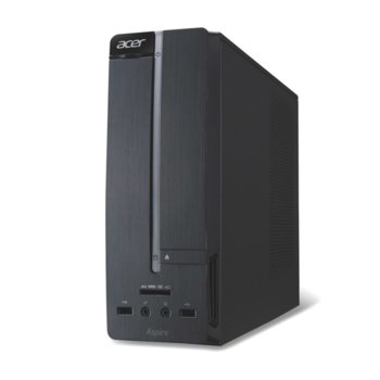 Настолен компютър Acer Aspire XC-605, двуядрен Intel Celeron G1840 (2.80GHz, 2MB), 4GB RAM, 500GB HDD, NVIDIA GeForce GT705 1GB, Internal HD 5.1 Audio, CardReader, Keyboard&Mouse, Linux, 2г. | JAR Computers Acer Aspire XC-605, Intel Celeron G1840
