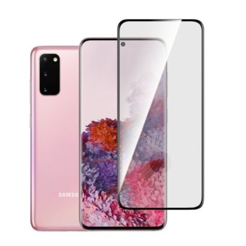 Протектор от закалено стъкло /Tempered Glass/ за Samsung Galaxy S20, 3D, черен | JAR Computers Torrii 3D Glass Galaxy S20 GS20A-BDG-01