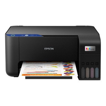 Мултифункционално мастиленоструйно устройство Epson EcoTank L3211, цветен принтер/скенер/копир, 5760 x 1440 dpi, 33 стр/мин, USB, A4 image