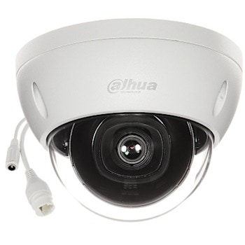 IP камера Dahua IPC-HDBW1230E-0280B-S5, Куполнa камерa, 2.1 МPix (1080P(1920x1080/30FPS)), обектив 2.8mm, H.265+/H.265/H.264+/H.264/MJPEG, IR осветеност (до 30m), степен на защита IK10/IP67, PoE (802.3af), RJ-45 | JAR Computers Dahua IPC-HDBW1230E-0280B-S5
