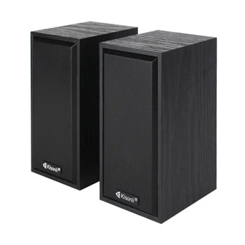 Тонколони Kisonli T-002A, 2.0, 6W RMS (3W + 3W), Jack 3.5mm, черни | JAR Computers Kisonli T-002A