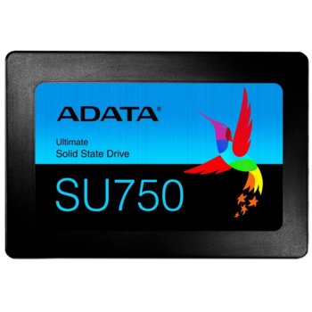 Памет SSD 512GB, ADATA SU750, SATA 6Gb/s, 2.5"(6.35 cm), скорост на четене 550 MB/s, скорост на запис 520MB/s image