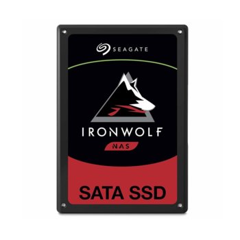 Памет SSD 480GB Seagate IronWolf 110, SATA 6Gb/s, 2.5"(6.35 cm), скорост на четене 560 MB/s, скорост на запис 535 MB/s | JAR Computers Seagate IronWolf 110 2.5in 480GB SATA