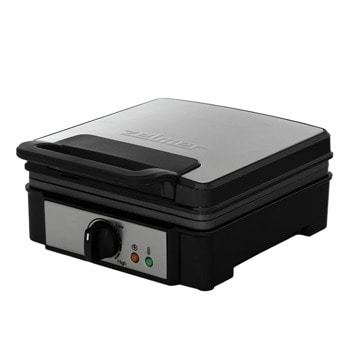 Гофретник Zelmer ZWM0012, незалепващо покритие, 1200W, черен | JAR Computers Гофретник Zelmer ZWM0012
