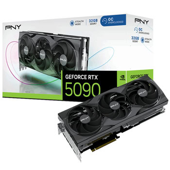 Видео карта Nvidia GF RTX 5090, 32GB, PNY Triple Fan, OC, PCI-E 5.0, GDDR7, 512-bit, DisplayPort, HDMI | JAR Computers PNY GeForce RTX 5090 Triple Fan OC VCG509032TFXPB1
