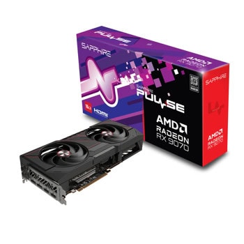 Видео карта AMD Radeon RX 9070, 16GB, Sapphire Pulse, PCI-E 5.0, GDDR6, 256-bit, DisplayPort, HDMI | JAR Computers Sapphire Radeon RX 9070 Pulse 11349-03-20G