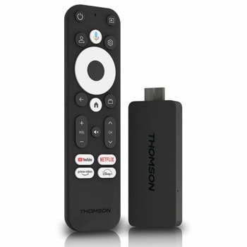 Медиа плейър Thomson Streaming Stick 140, четириядрен Cortex A35 2 GHz, HDMI, 2GB RAM, 8GB Flash памет, Wi-Fi, Bluetooth, HDR10 | JAR Computers Thomson Streaming Stick 140