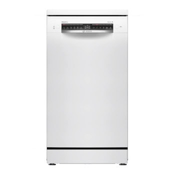 Съдомиялна Bosch SPS4HMW49E, клас E, 10 комплекта, 5 програми, 6 температури, ExtraDry, Rackmatic, бяла | JAR Computers Bosch SPS4HMW49E