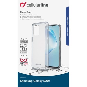 Cellularline ClearDuo Samsung Galaxy S20+