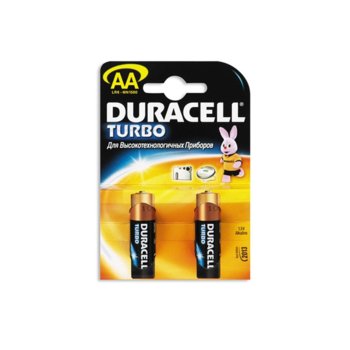 Батерии 2 x DURACELL Turbo AA 1.5V