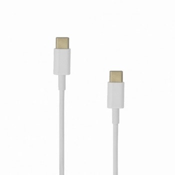 Кабел SBOX TYPEC-1.5, от USB Type C(м) към USB Type C(м), 1.5m, бял | JAR Computers SBOX TYPEC-1.5