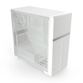 Кутия Valkyrie VK-02 Lite, ATX/microATX/Mini-ITX, 2x USB 3.0, с прозорец, бяла, без захранване | JAR Computers Valkyrie VK-02 Lite White VK-CASE02LITEW