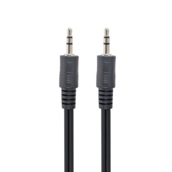Кабел Gembird CCA-404-2M, от 3.5mm Stereo Jack(м) към 3.5mm Stereo Jack(м), 2 m, черен | JAR Computers Gembird CCA-404-2M