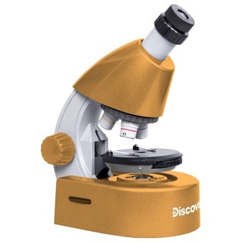 Микроскоп Discovery Micro Solar с включена образователна книга "Невидимият свят", монокулярен, 40-640x оптично увеличение, светодиодно осветление, 3x обектива | JAR Computers Discovery Micro Solar с книга 79051