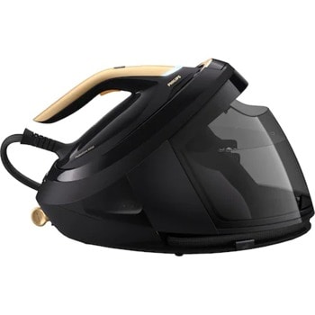 Парогенератор Philips PSG8130/80, Steam Glide покритие, до 8.5 бара налягане на парата, 170 г/мин непрекъсната пара, парен удар до 700 г., OptimalTemp технология, 2700W, черен | JAR Computers Philips PSG8130/80