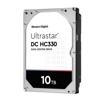 Твърд диск 10TB Western Digital Ultrastar DC HC330 (512e) SE, SAS 12Gb/s, 7200 rpm, 256MB кеш, 3.5 (8.89cm) | JAR Computers Western Digital WUS721010AL5204