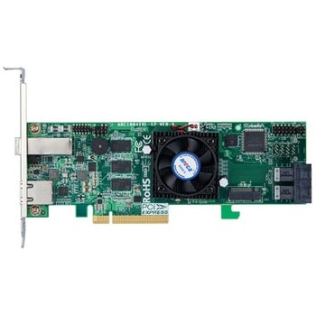 RAID Контролер Areca ARC-1884ixl-8 8x, от PCI 3.0 x8 към 2x SFF-8643 & 1x SFF-8644, 2GB RAM, RAID 0, 1, 10(1E), 3, 5, 6, 30, 50, 60, Single image