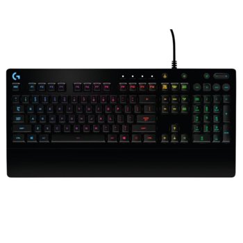Клавиатура Logitech G213 Prodigy RGB Gaming, Tactile Mech-Dome, гейминг, водоустойчива, черна, USB | JAR Computers Logitech G213 Prodigy RGB Gaming 920-008093