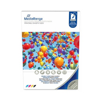 Фотохартия MediaRange High Glossy MRINK118, A4, гланцирана, 220 g/m2, 50 листа | JAR Computers фотохартия mediarange high glossy mrink118